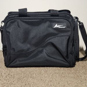 Black Laptop Shoulder Bag for Men